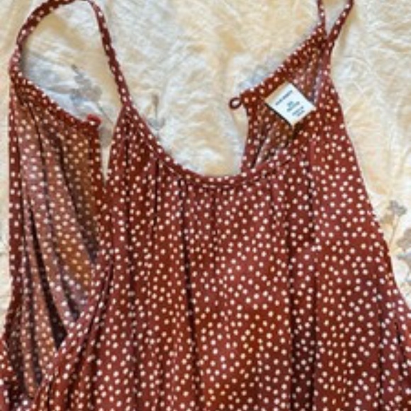 Old Navy Red w/white Polka Dots Romper Short - Picture 2 of 4